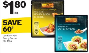 Woolworths Lee Kum Kee Ready Sauce 100-145g offer