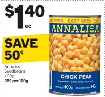 Woolworths Annalisa Seedbeans 400g offer