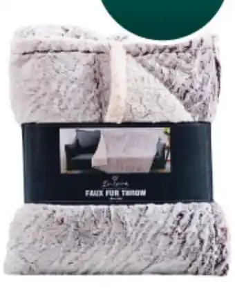 Inspire Animal Print Faux Fur Throw