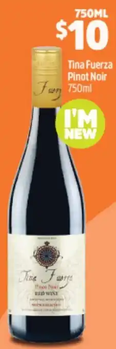 Tina Fuerza Pinot Noir 750ML