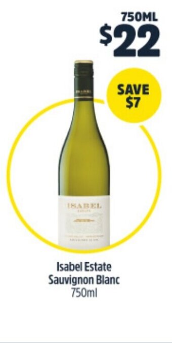 Woolworths Isabel Estate Sauvignon Blanc 750ml offer