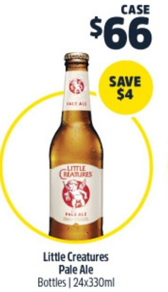 Woolworths Little Creatures Pale Ale Bottles | 24x330ml offer