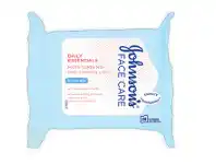 ePharmacy Johnson's Face Care Daily Essentials Moisturising Dry Skin Cleansing Wipes 25 Pack offer