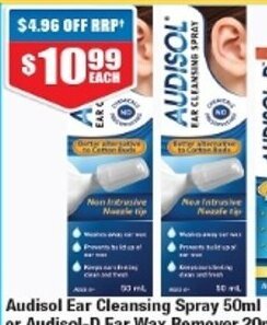 Audisol Ear Cleansing Spray 50ml