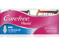 Carefree Flexia Tampons Regular 16 Pack
