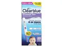 Chemist Warehouse Clearblue Digital Ovulation Test Dual Hormone Indicator 20 Pack offer