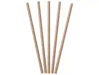 Officeworks J.Burrows 200 Pack Kraft Paper Straws offer