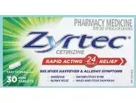 Malouf Pharmacies Zyrtec Antihistamine 10mg 30 Tablets offer