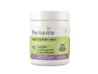 Terry White Pentavite Multivitamin + Iron 60 Chewable Tablets offer