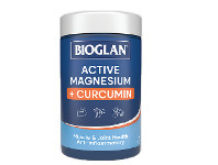 Bioglan Active Magnesium + Curcumin 120 Tablets