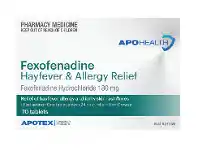 Malouf Pharmacies Apo Health Fexofenadine Hayfever and Allergy Relief 30 Tablets offer