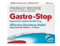 Gastro-Stop Loperamide 2mg 20 Capsules