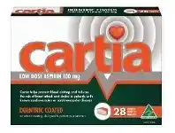 Cartia 100mg 28 Tablets
