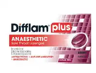 Terry White Difflam Plus Anaesthetic Sore Throat Berry Sugar Free 16 lozenges offer