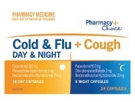 Good Price Pharmacy Pharmacy Choice Cold & Flu + Cough Day & Night 24 Capsules offer
