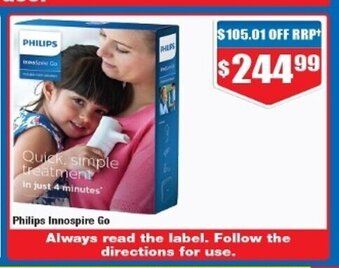 Chemist Warehouse Philips Innospire Go offer