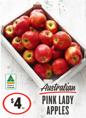 IGA Australian PINK LADY APPLES offer