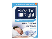 Breathe Right Clear Nasal Strip Large 30 Pack