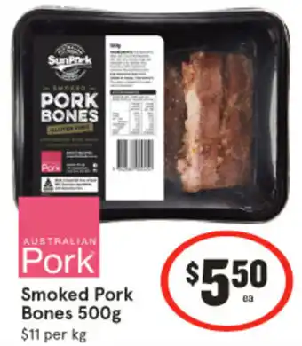 IGA Smoked Pork Bones 500g offer
