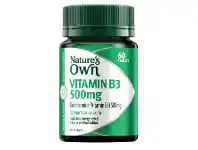 ePharmacy Nature’s Own B3 500mg 60 Tablets offer