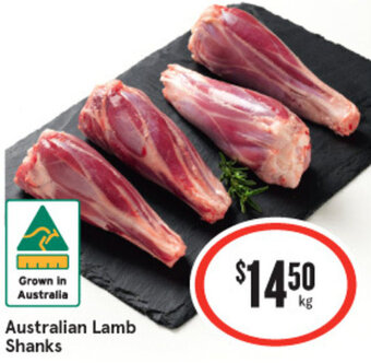 IGA Australian Lamb Shanks offer
