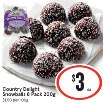 IGA Country Delight Snowballs 8 Pack 200g offer