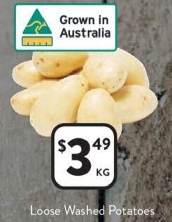 Foodworks Loose Washed Potatoes offer