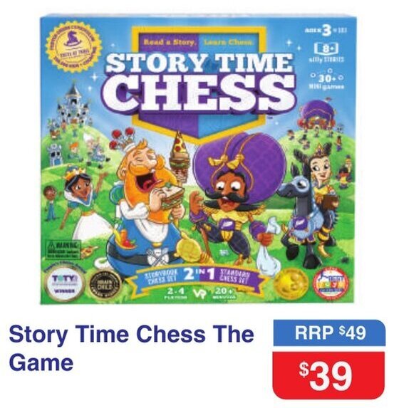 Story Time Chess The Game offer at ToysRus