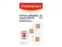 Elastoplast Sensitive Hypoallergenic Clear Spots 24 Pack