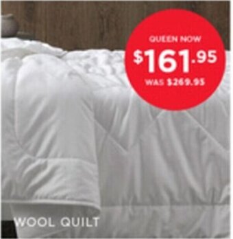 Bed Bath N' Table WOOL QUILT offer
