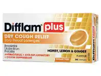 My Chemist Difflam Plus Dry Cough Relief Sore Throat Lozenges Honey, Lemon & Ginger 24 Lozenges offer