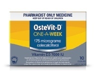 OsteVit-D Vitamin D3 7000IU One-A-Week 10 Capsules