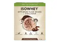 Chemist Warehouse IsoWhey Optimum VLCD Shake + Collagen 18 x 55g - Chocolate Fudge offer