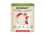 IsoWhey Optimum VLCD Shake + Collagen 18 x 55g - Strawberries & Cream