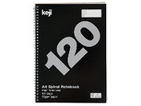 Officeworks Keji A4 120 Page Spiral Notebook offer