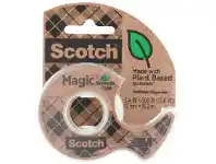 Officeworks Scotch Greener Magic Tape with Dispenser 19mm x 15.2m offer