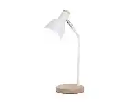 Officeworks Mercator Celine Wooden Base Lamps - White offer