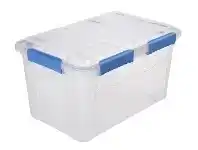 Officeworks Ezy Storage IP67 Water-Resistant Tub 50L offer