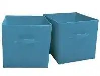 Officeworks Keji 2 Pack Collapsible Storage Cubes offer