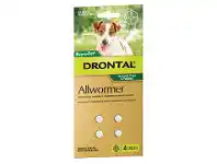 Good Price Pharmacy Drontal Small Dog Allwormer 4 Tablets offer