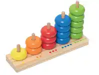 Kadink Wooden Educational Toys - Count and Stack
