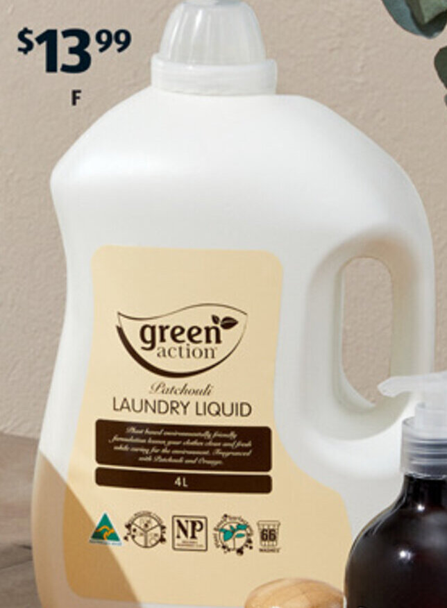 F Eco Laundry Liquid 4L offer at ALDI