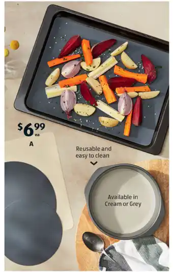 ALDI A Reusable Silicone Baking Mats offer