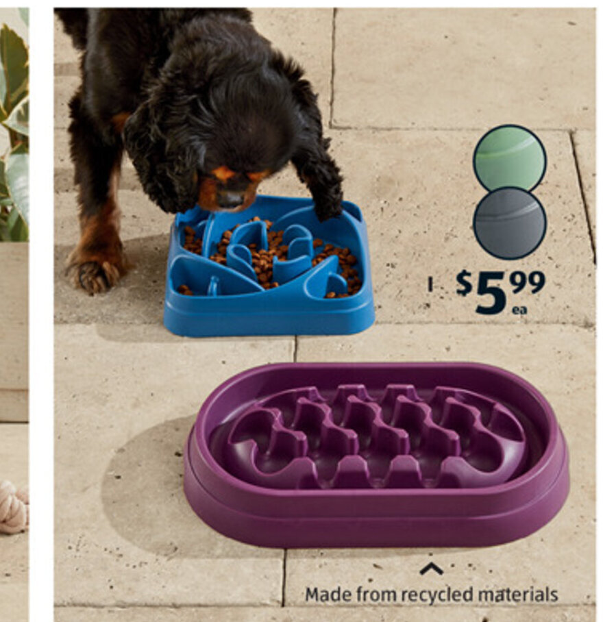 Slow Feeder Dog Bowl offer at ALDI