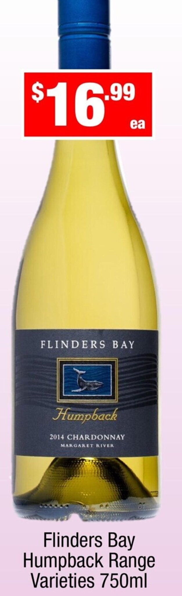 FLINDERS BAY Flinders Bay Humpback Range Varieties 750ml offer at