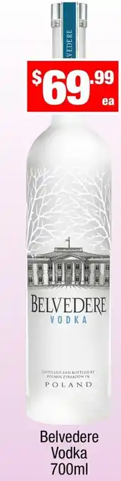 Liquor Stax BELVEDERE Vodka 700ml offer