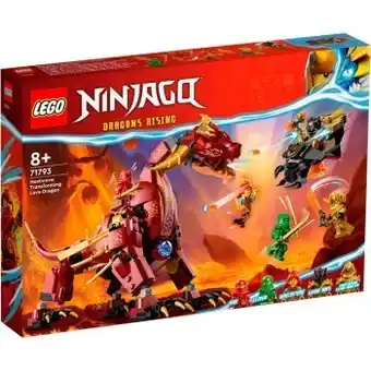 New lego® ninjago® heatwave transforming lava dragon 71793