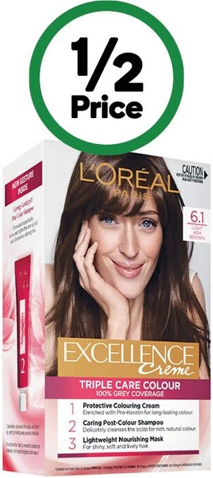 Woolworths L'oreal excellence hair colour offer