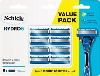 Woolworths Schick hydro 5 blades pk 8 offer