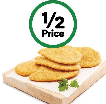 Woolworths Chicken sandwich schnitzels – from the deli offer
